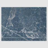 Silver Galaxy Star Karte Design 12 Seidenpapier (Vorderseite)