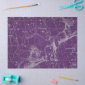 Silver Galaxy Star Map Series Design 3 Seidenpapier (Basteln)