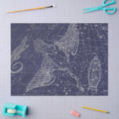 Silver Galaxy Star Map Series Design 5 Seidenpapier (Basteln)