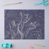 Silver Galaxy Star Map Series Design 8 Seidenpapier (Basteln)