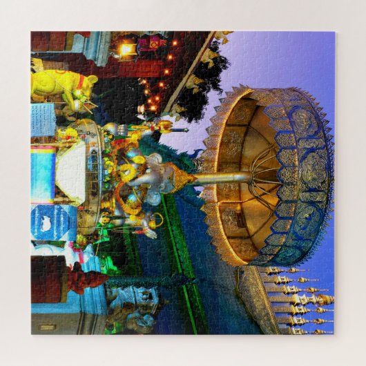 Silver Ganesha Puzzle (Horizontal)