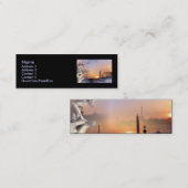 Silver Gargoyle, Vorlage Mini Visitenkarte (Vorne/Hinten)