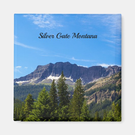 Silver Gate Montana Magnet (Vorne)