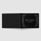 Silver Gatsby Guest Book Gästebuch (Voll)