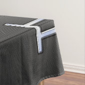 Silver Gemini-Zeichen auf Holzkohlefaser-Printwerb Tischdecke (Beispiel)