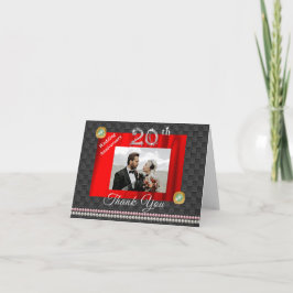 Silver & Gems 20. Hochzeitstag Danke