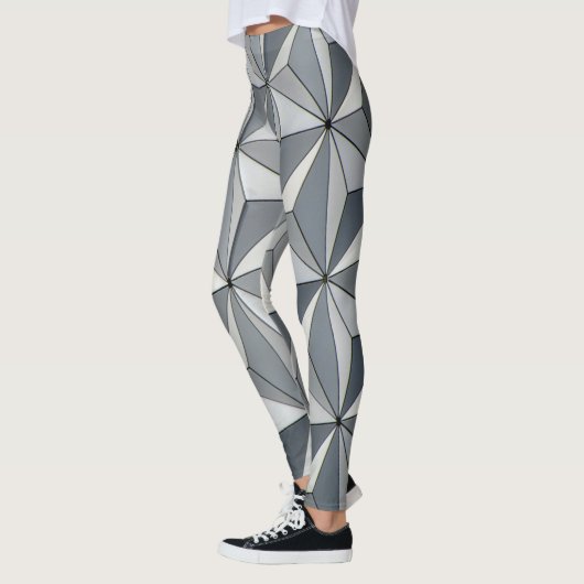 Silver Geo Design Leggings (Links)