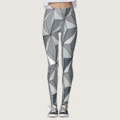 Silver Geo Design Leggings (Vorderseite)