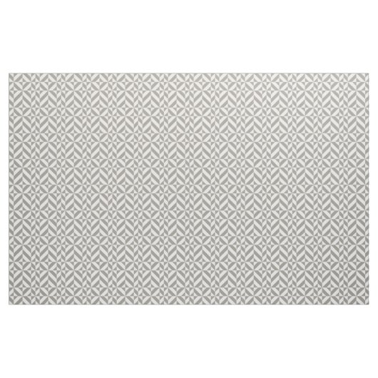 Silver Geometric Deko Cube Pattern Stoff (Yard (91,4 cm))