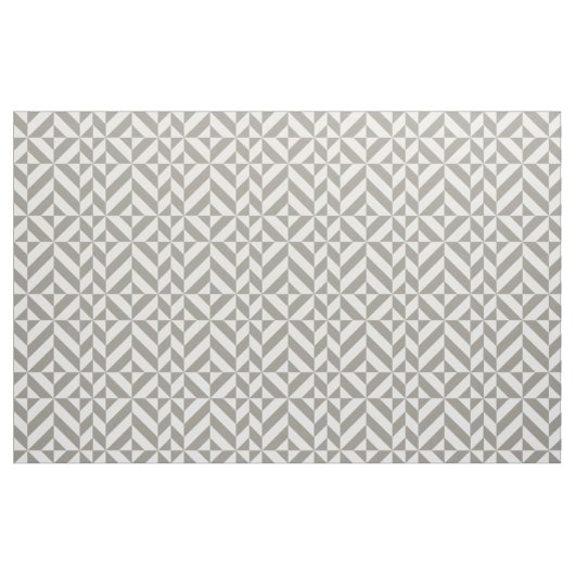 Silver Geometric Deko Cube Pattern Stoff (Fat Quarter (45,7 x 55,9 cm))