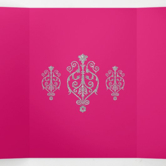 Silver Ghear Sweet 16 Party Einladung (Innenseite Mitte)