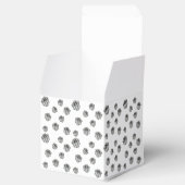 Silver Gift Boxes Elegant Holiday Premium Party Geschenkschachtel (Geöffnet)