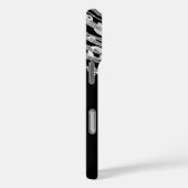 Silver Glam Cheetah Print Exotic Animal Print Case-Mate iPhone Hülle (Rückseite / Rechts)