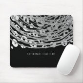 Silver Glam Cheetah Print Exotic Animal Print Mousepad (Mit Mouse)