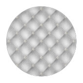 Silver Glam Diamond Blush Pink Schneidebrett (Vorderseite)