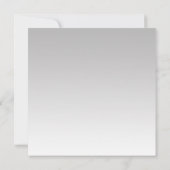 Silver Glam Glitzer Sweet 16 Square Einladung (Rückseite)