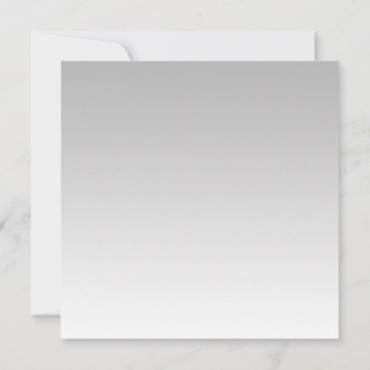 Silver Glam Glitzer Sweet 16 Square Einladung (Rückseite)