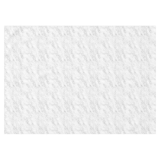 Silver Glam Leopard Print Tischdecke (Vorderseite (Horizontal))