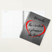 Silver Glam Planner Sie Lieben, ihren Weg