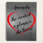 Silver Glam Planner Sie Lieben, ihren Weg Planer (Vorderseite)