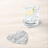 Silver Glam Sparkle Confetti Untersetzer (Vor Ort)