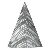 Silver Glam Sparkle Partyhütchen (Rückseite)