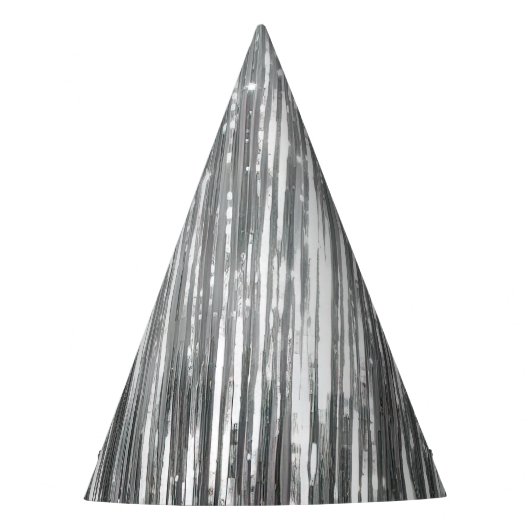Silver Glam Sparkle Partyhütchen (Vorderseite)