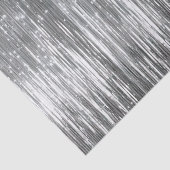 Silver Glam Tinsel Stripes Seidenpapier (Ausschnitt)