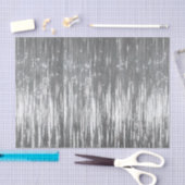 Silver Glam Tinsel Stripes Seidenpapier (Handwerk)