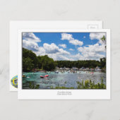 Silver Glenn Springs Postkarte (Vorne/Hinten)