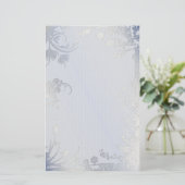 Silver Glimmer - Stationierung Briefpapier (Stehend Vorderseite)