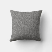 Silver Glitte Print Metallic Scatter Throw Kissen (Rückseite)