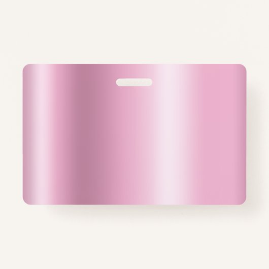 Silver Glitter Drips Pink Shimmer Ausweis (Rückseite)