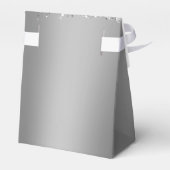 Silver Glitter Sparkle Eyelashes Monogram Geschenkschachtel (Rückseite)