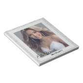 Silver Glitz Autograph Pad Notizblock (angewinkelt)