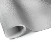 Silver Glitz Geschenkpapier (Rolleneckpunkt)