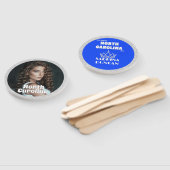 Silver Glitz Pageant Fan Waver 10-Pack Fächer (Non-assembled)