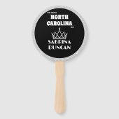 Silver Glitz Pageant Fan Waver 10-Pack Fächer (Rückseite)