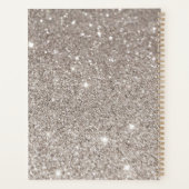 Silver Glitzer and Glamour Terminbuch Planer (Rückseite)