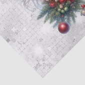 Silver Glitzer Background Christmas Fairy Seidenpapier (Detail)