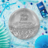 Silver Glitzer Ball Paper Teller (Party)