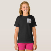 Silver Glitzer Beagle Hund Lover Individuelle Name T-Shirt (Vorne ganz)