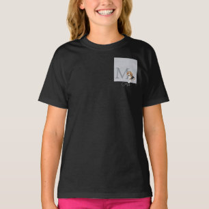 Silver Glitzer Beagle Hund Lover Individuelle Name T-Shirt
