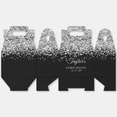 Silver Glitzer Black 16 . Geburtstag Geschenkschachtel (Ungeklappt)