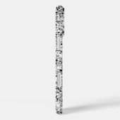 Silver Glitzer Black Girly Signature Case-Mate iPhone Hülle (Rückseite / Rechts)