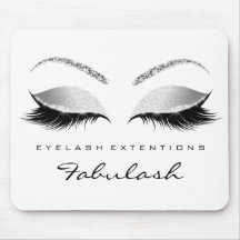 Silver Glitzer Branding Beauty Gray White Lashes