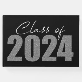 Silver Glitzer Class of 2024 Gästebuch