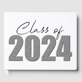 Silver Glitzer Class of 2024 Gästebuch