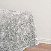 Silver Glitzer Confetti Balloons 80. Geburtstag Tischdecke (Beispiel)