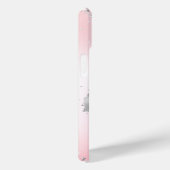 Silver Glitzer Confetti Pink Glow Case-Mate iPhone Hülle (Rückseite / Rechts)